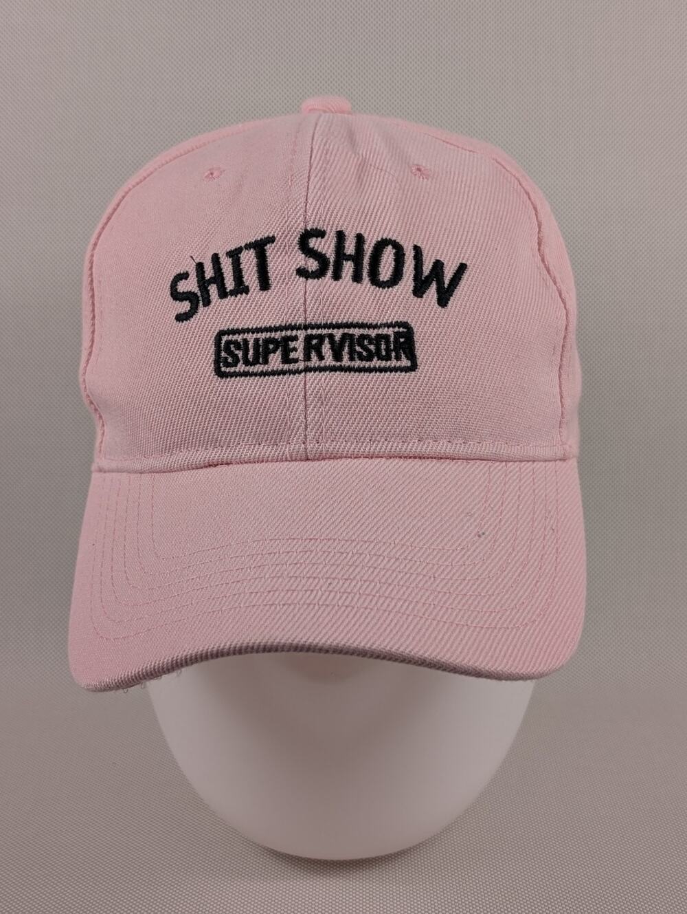 Pink Funny S**T Show Supervisor Baseball Cap Trucker Hat Ball Women Adjustable
